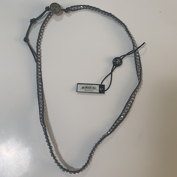 Soft Slate Gray Joseph Nogucci Beaded Bracelet- new - Picture 3 of 7